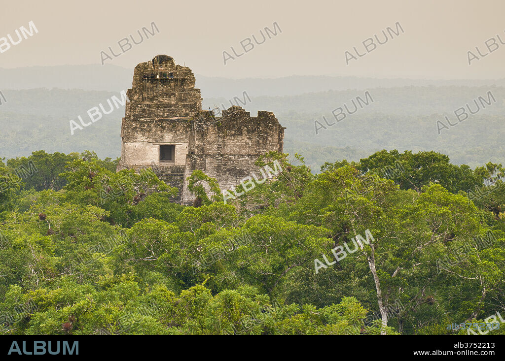 Tikal National Park (Parque Nacional Tikal), UNESCO World Heritage Site, Guatemala, Central America.