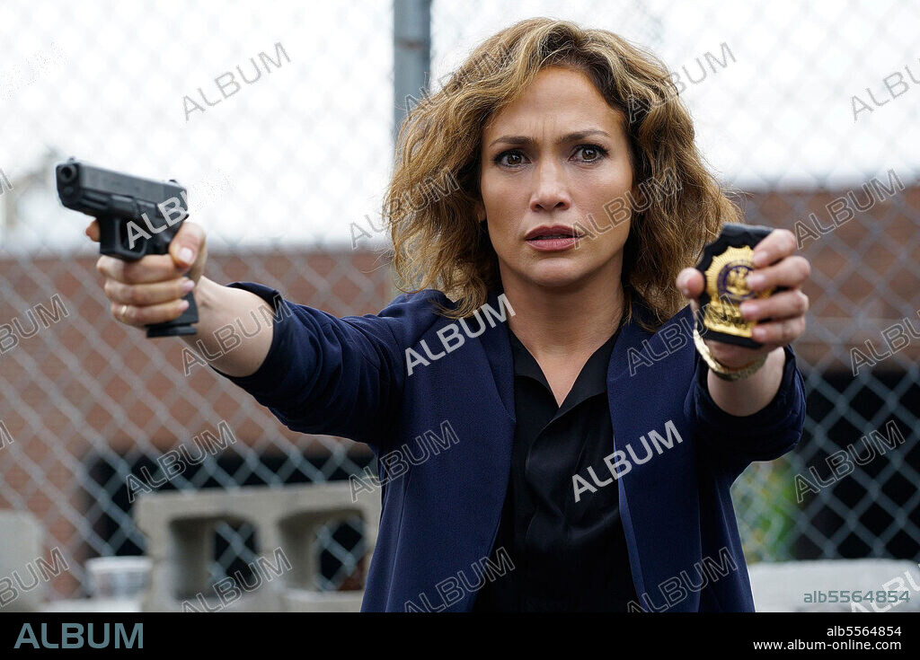 JENNIFER LOPEZ in SHADES OF BLUE, 2016, directed by BARRY LEVINSON, DAVID BOYD, MILLICENT SHELTON and PAUL MCCRANE. Copyright Universal Pictures Television.
