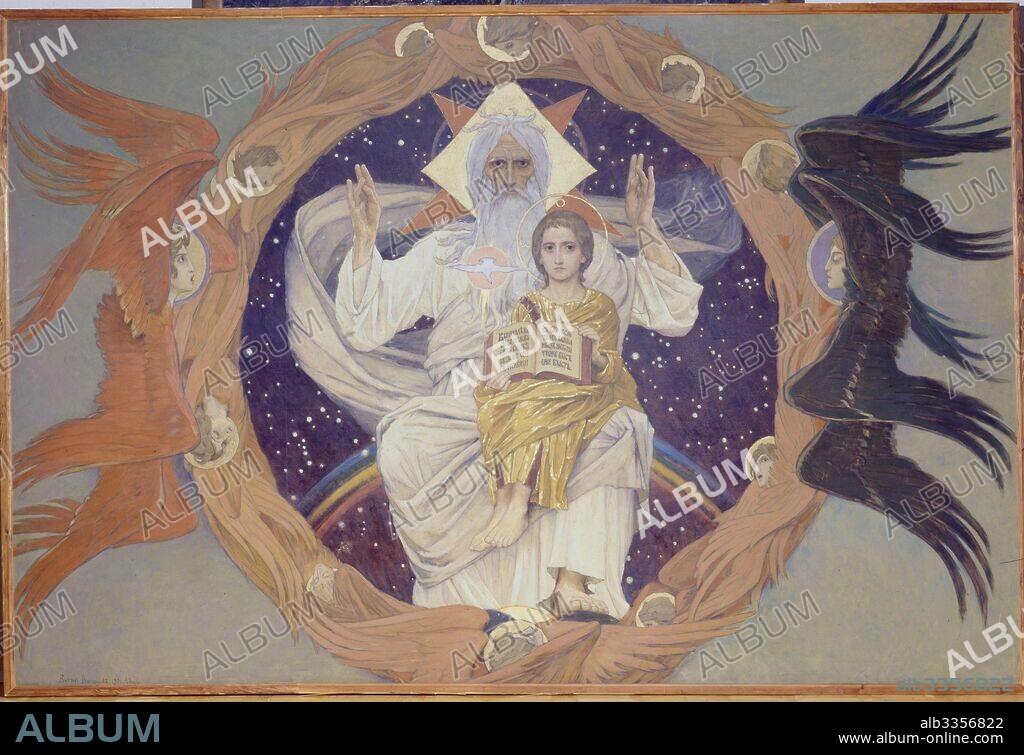 VIKTOR MIKHAYLOVICH VASNETSOV. The Holy Trinity (Otechestvo).