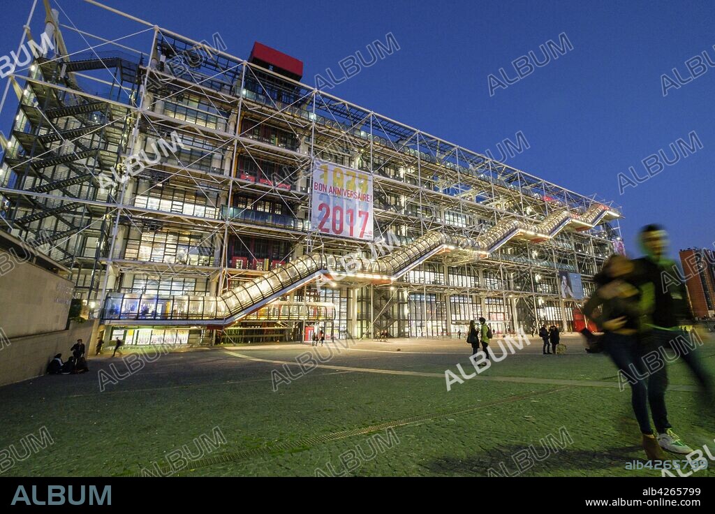 Centro Nacional de Arte y Cultura Georges Pompidou, Paris, France,Western Europe.