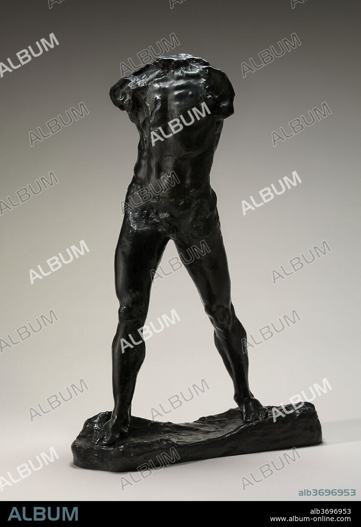 AUGUSTE RODIN. The Walking Man (L'Homme qui marche). Dated: model 1878-1900, cast probably 1903. Dimensions: overall: 85.1 x 59.8 x 26.5 cm (33 1/2 x 23 9/16 x 10 7/16 in.). Medium: bronze.