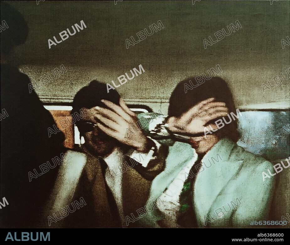 RICHARD HAMILTON. Hamilton, Richard; 1922-2011. / " Swingeing London 67 (a)", 1968/69. Siebdruck, Öl, 66,9 x 85,1 cm. Privatsammlung.