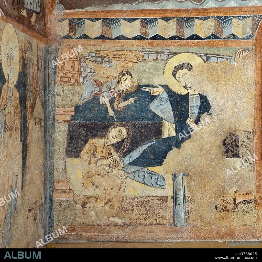 Anonymous / 'Mary Magdalene. The Hermitage of the Vera Cruz de Maderuelo'. XII century. Fresco painting on mural transferred to canvas.