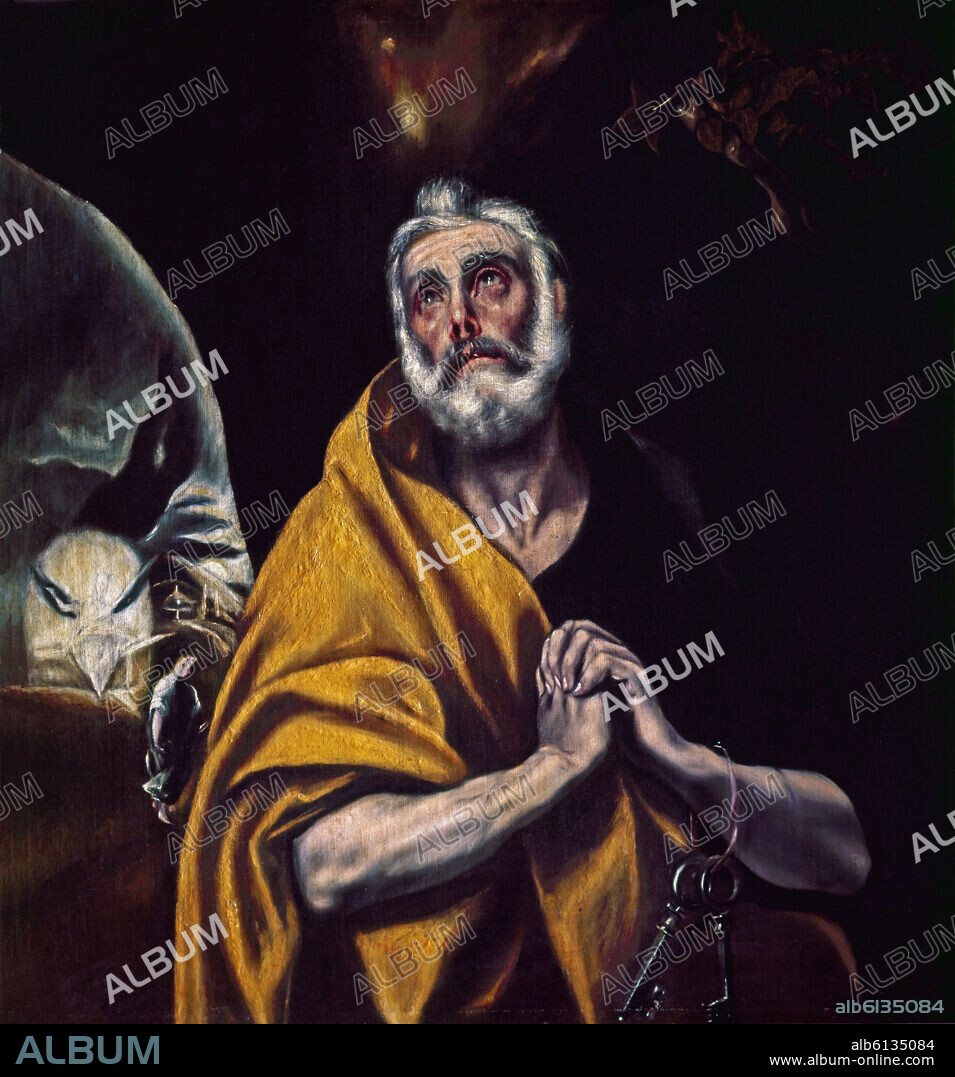 EL GRECO. LAS LAGRIMAS DE SAN PEDRO.
