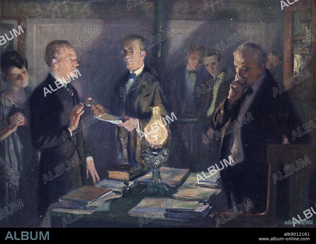 The first inauguration of Calvin Coolidge as the 30th President of the United States was held on Friday, August 3, 1923 at the Coolidge Homestead in Plymouth Notch, Vermont, following the death of President Warren G. Harding the previous evening.