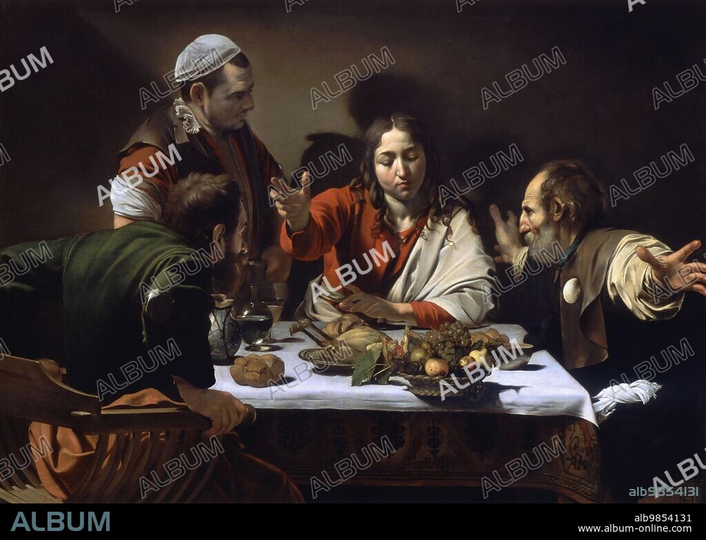 Caravaggio/ Supper at Emmaus, 1601. Oil on canvas, 141 x 196,2 cm NG 172.