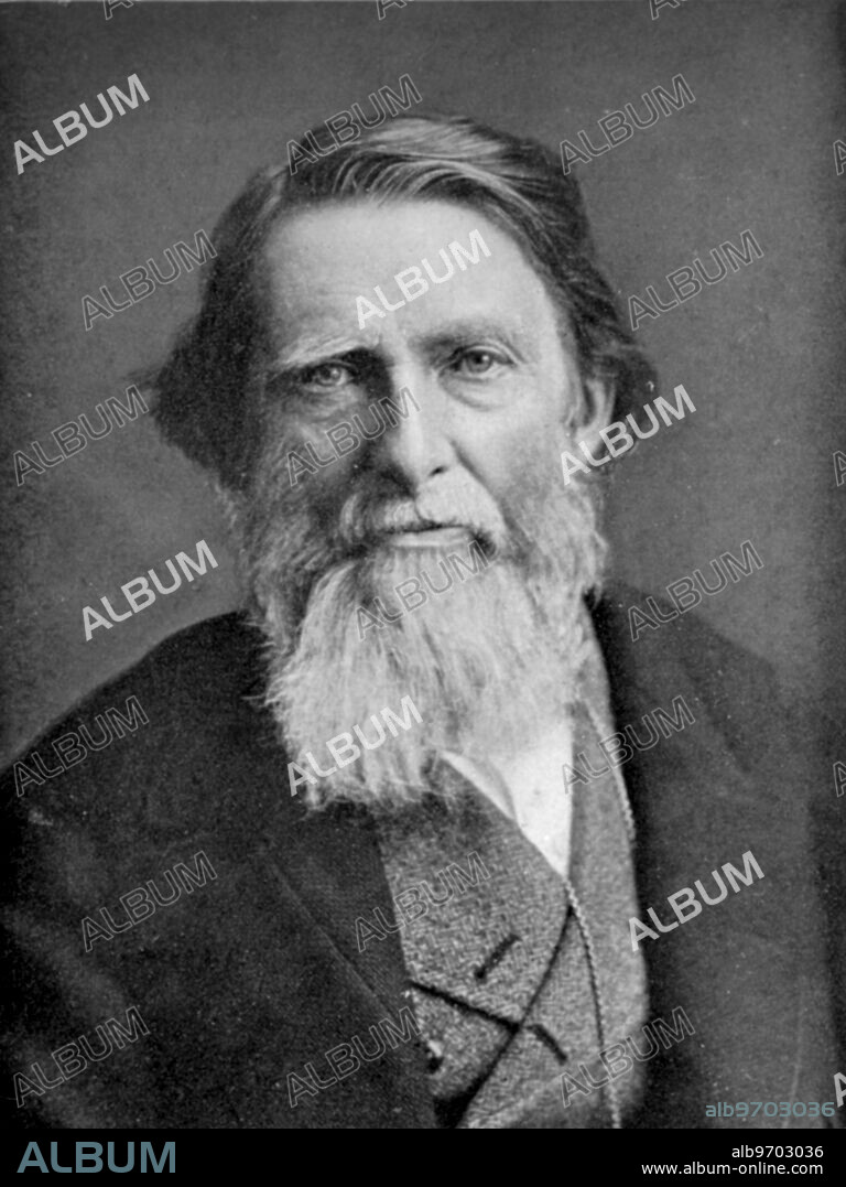 Portrait of John Ruskin, c1890s. From 'The life of Oscar Wilde' by Robert Harborough Sherard. [1906].