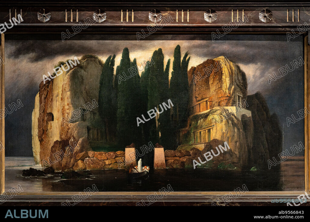 The Island of the Dead, by Otto Vermehren, 1886-1900, oil painting on canvas.