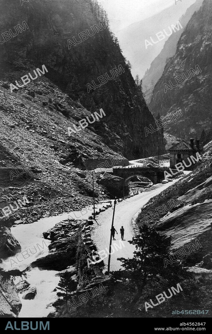 Simplon Pass, canton of Valais, Switzerland 1920-30.
