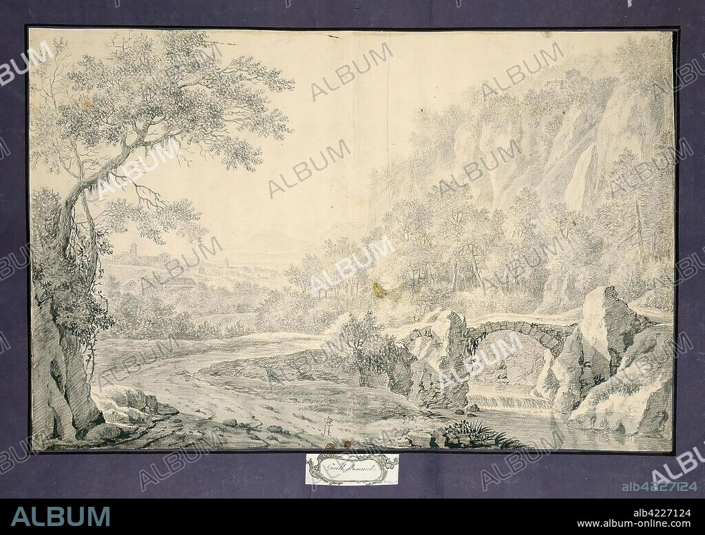 WILLEM VAN BEMMEL. 'Landscape'. Holland, 17h century. Dimensions: 40,5x61,4 cm.