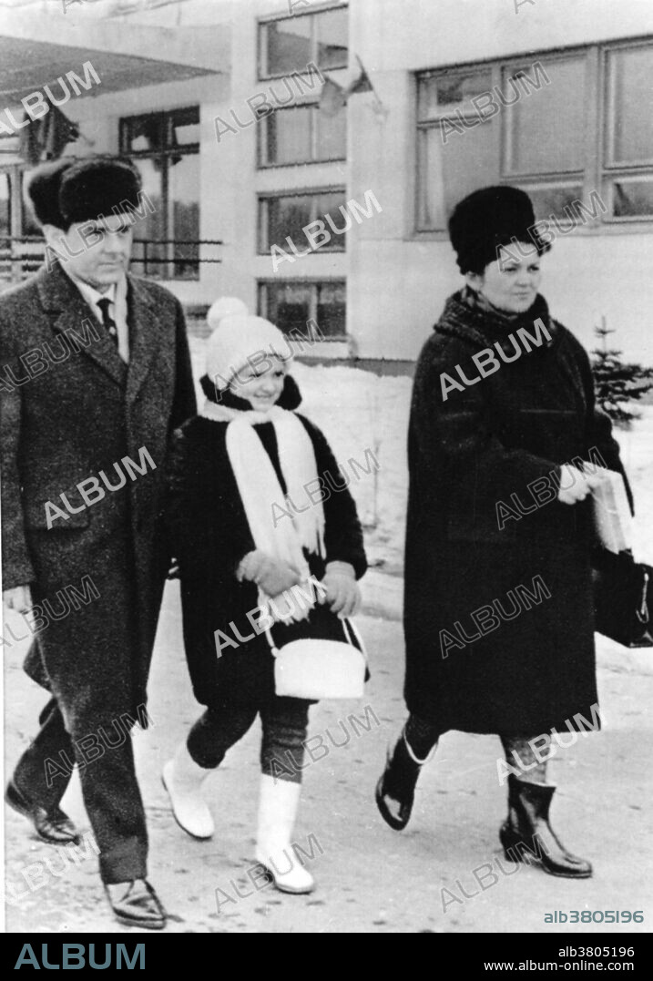 Cosmonaut Komarov and Family, 1967