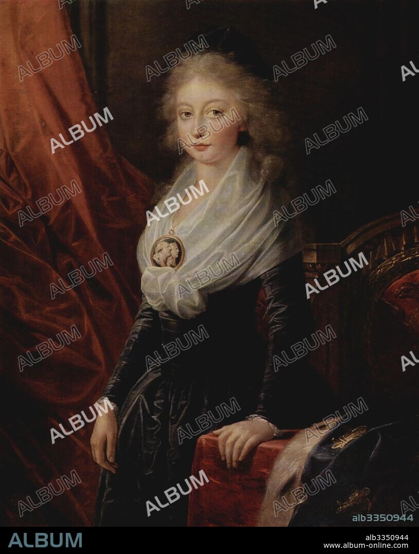 HEINRICH FRIEDRICH FüGER. Portrait of Marie Thérèse of France (1778-1851).