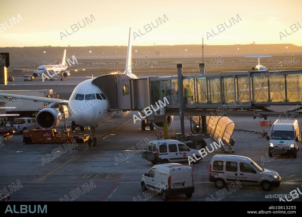 New T4 terminal in Madrid Barajas International Airport, Spain.