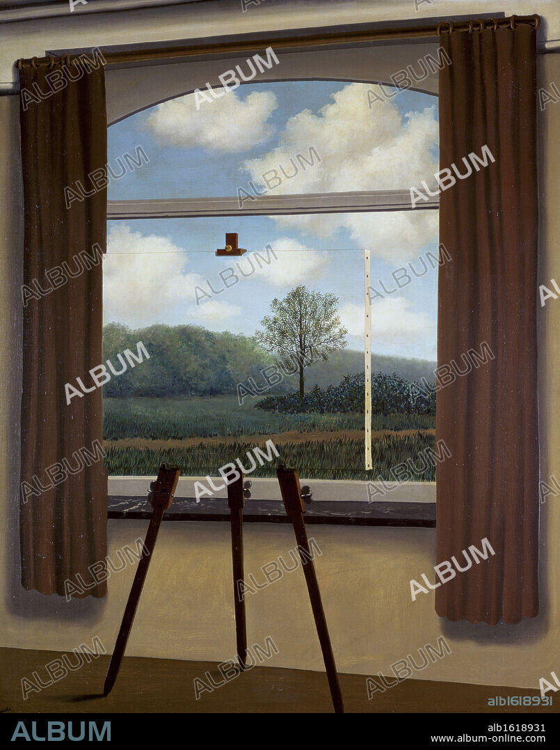 RENÉ MAGRITTE. The Human Condition by Rene Magritte, 1934, 1898-1967.