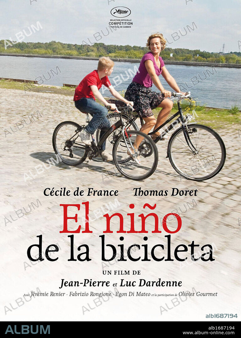 Poster of THE KID WITH A BIKE, 2011 (LE GAMIN AU VELO), directed by JEAN-PIERRE DARDENNE and LUC DARDENNE. Copyright LES FILMS DU FLEUVE.
