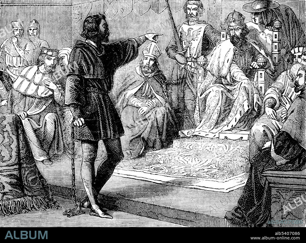 Richard I Held Prisoner by Henry VI, 1193