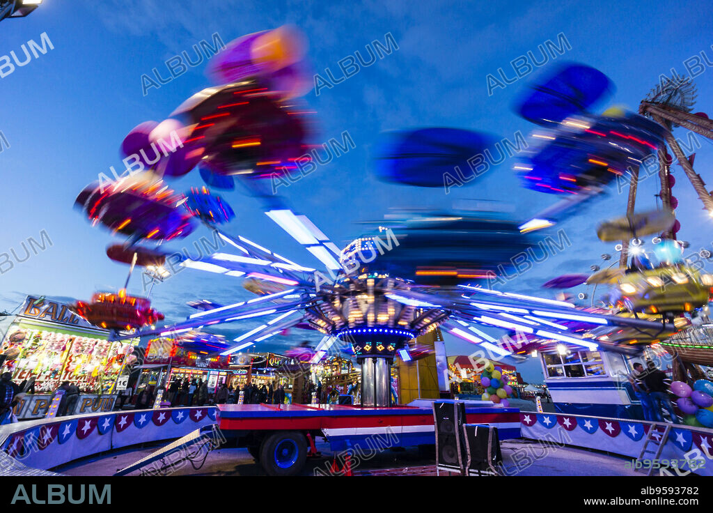 feria del Ram, - feria del Ramo -, parque de atracciones, Palma de Mallorca , Mallorca, Balearic islands, spain.