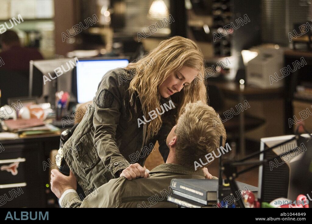 HOLLY HUNTER und KENNY JOHNSON in SAVING GRACE-TV, 2007, unter der Regie von SERGIO MIMICA-GEZZAN. Copyright FOX TELEVISION NETWORK / HEINILA, ERIK.