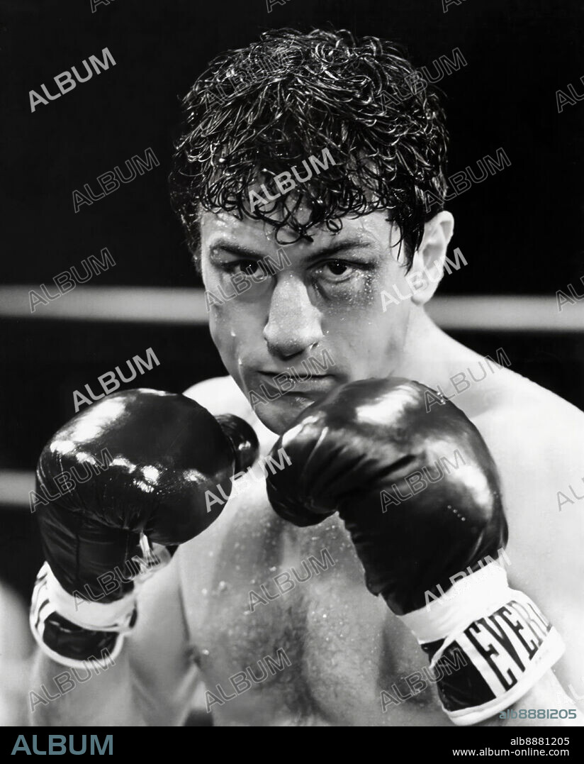ROBERT DE NIRO en TORO SALVAJE, 1980 (RAGING BULL), dirigida por MARTIN SCORSESE. Copyright UNITED ARTISTS.