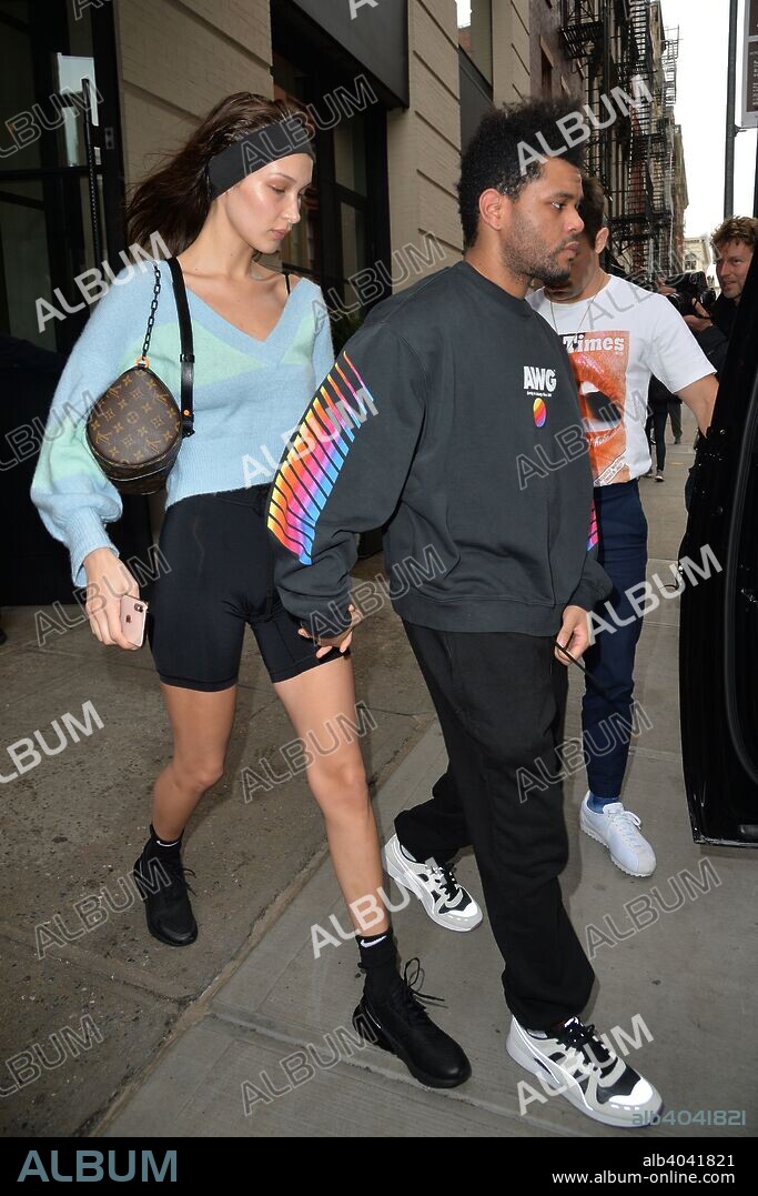 November 1, 2018 - New York, NY, USA - November 1, 2018 New York City..Bella Hadid and The Weeknd were seen in SoHo on November 1, 2018 in New York City. 01/11/2018