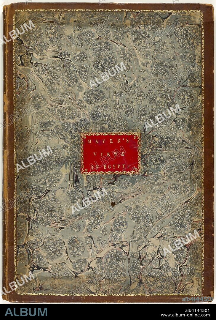 Views in Egypt (text). Luigi Mayer (Italian, act. 1776-1792); engraved by Thomas Milton (English, 1743-1827); printed by Thomas Bensley (English, 1760-1835); published by Robert Bowyer (English, 1758-1834). Date: 1800-1801. Dimensions: 473 x 335 x 23 mm (book, closed); 473 x 680 x 34 mm (book; open). Book with letterpress in black on cream wove paper. Origin: Italy.