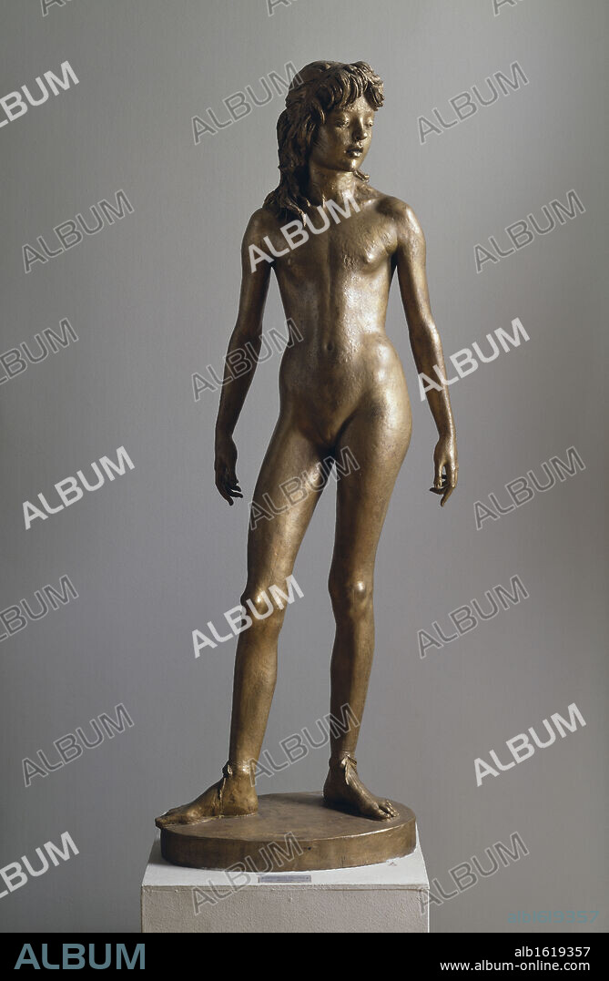 Beatrice by Francesco Messina, bronze statue, 1900-1995, Russia, St. Petersburg, Hermitage Museum.