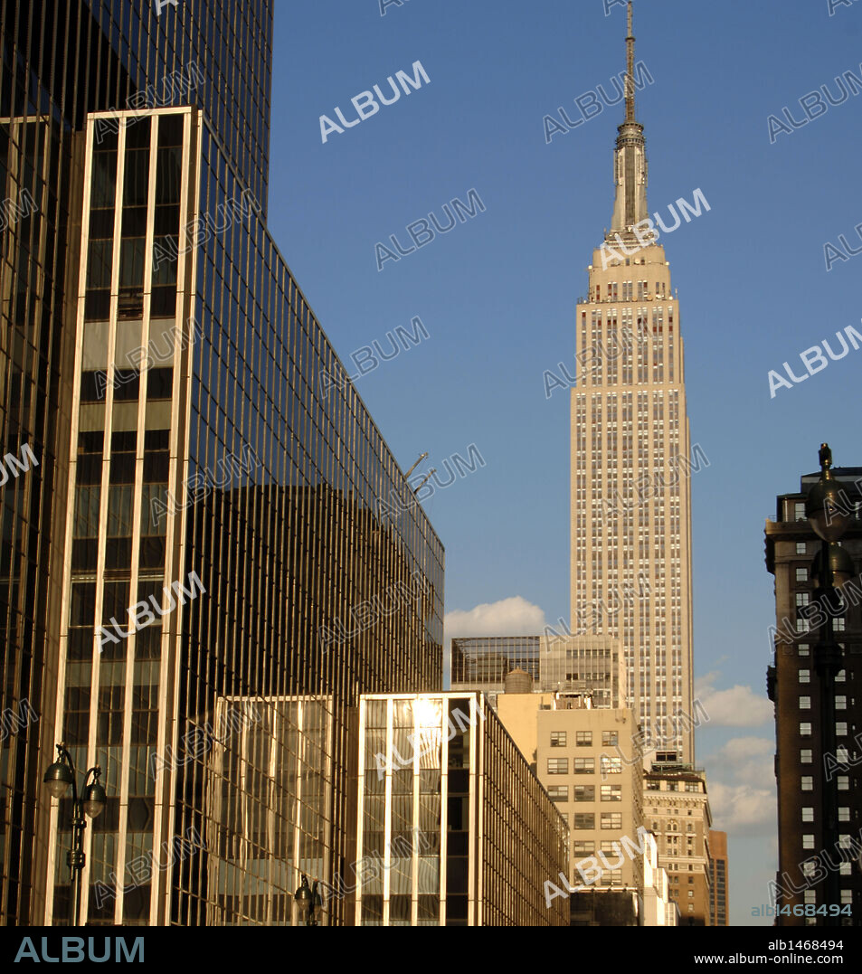 United States. New York. Empire State Building, built between 1929 and 1931 by William Lamb.