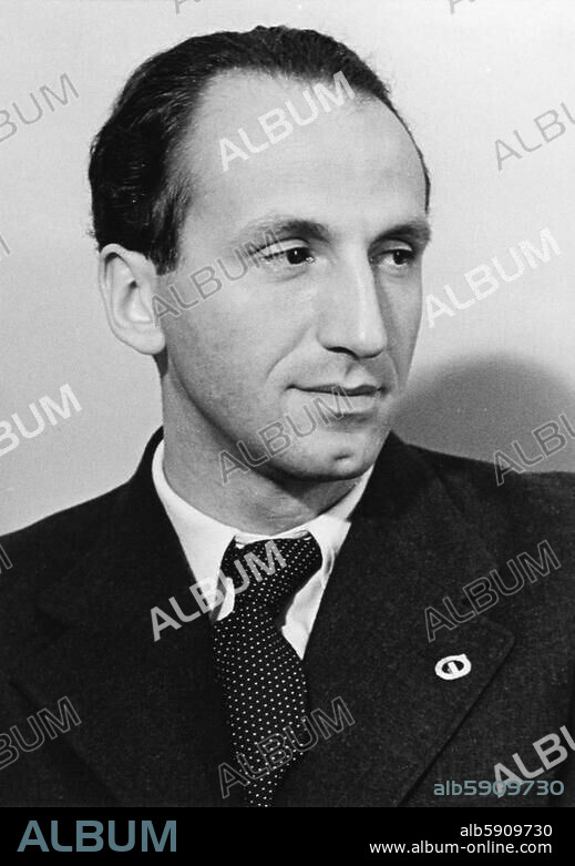 Lewin, Kurt. Jüdischer Sportler; Makkabi-Läufer. Porträt. Foto, undat., um 1935. (Abraham Pisarek).