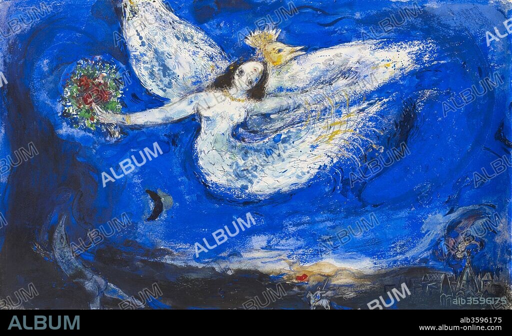MARC CHAGALL. Stage design for the ballet The Firebird by I. Stravinsky.