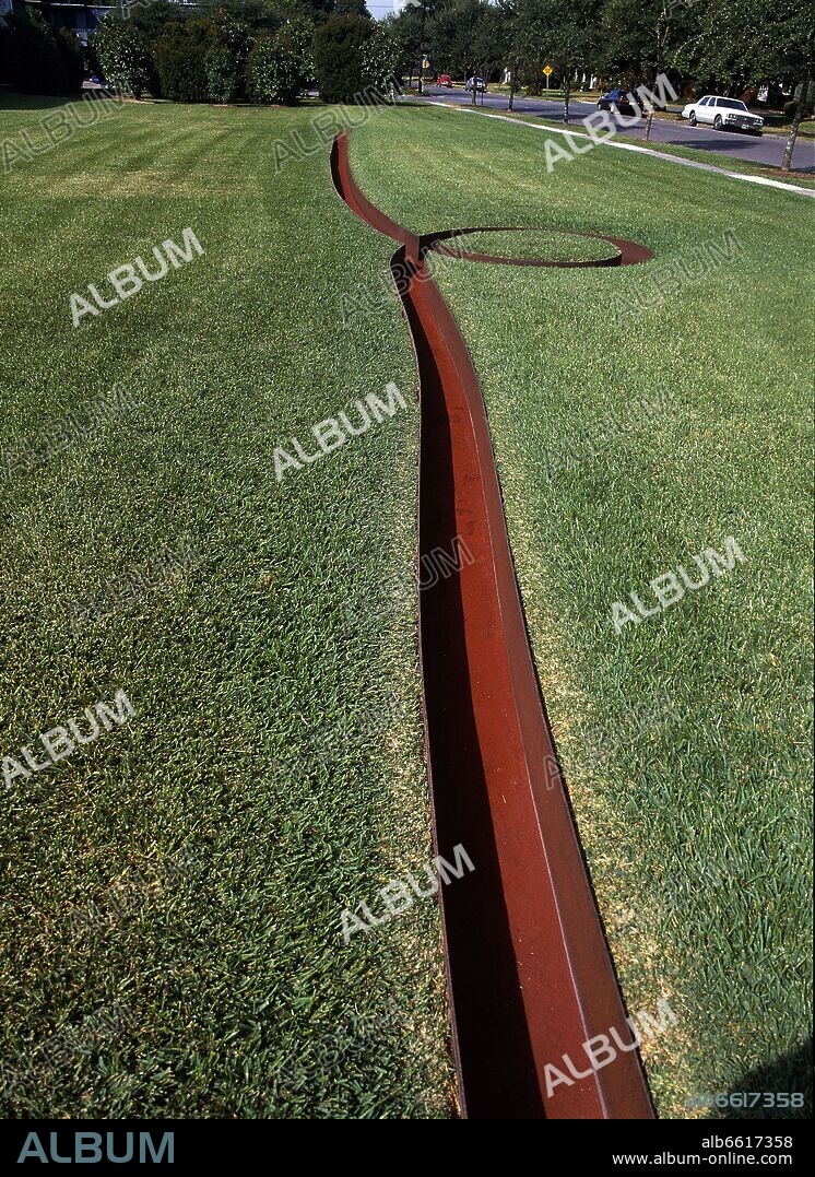 MICHAEL HEIZER. ISOLATED MASS/CIRCUMFLEX 2- 1968/78- INSTALACION- HIERRO-ESCULTURA S XX.