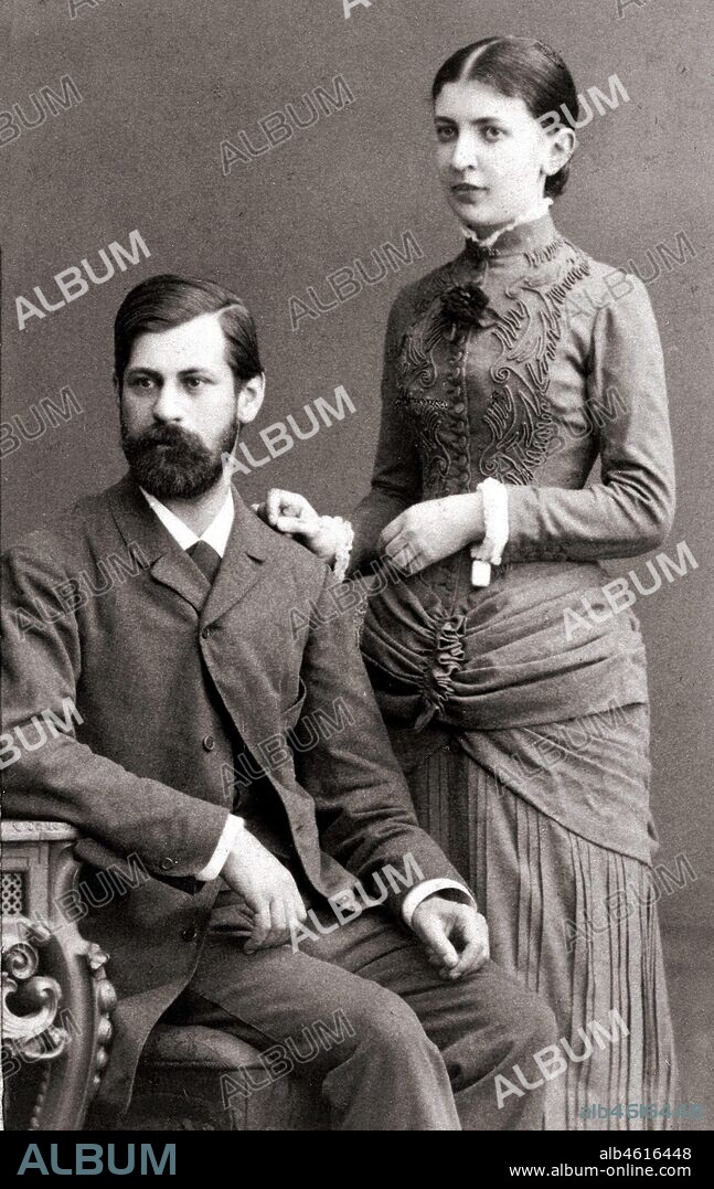 FREUD, Sigmund (Freiberg,1856-Londres,1939). Neurólogo y psiquiatra austríaco, de origen judío. Fotogramia de Sigmund Freud con Martha Bernays, junio de 1885.