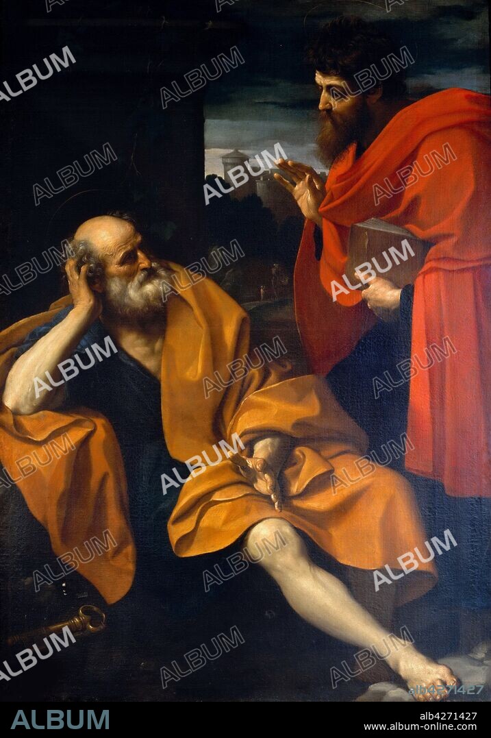 GUIDO RENI. The Apostles Saint Peter and Saint Paul.