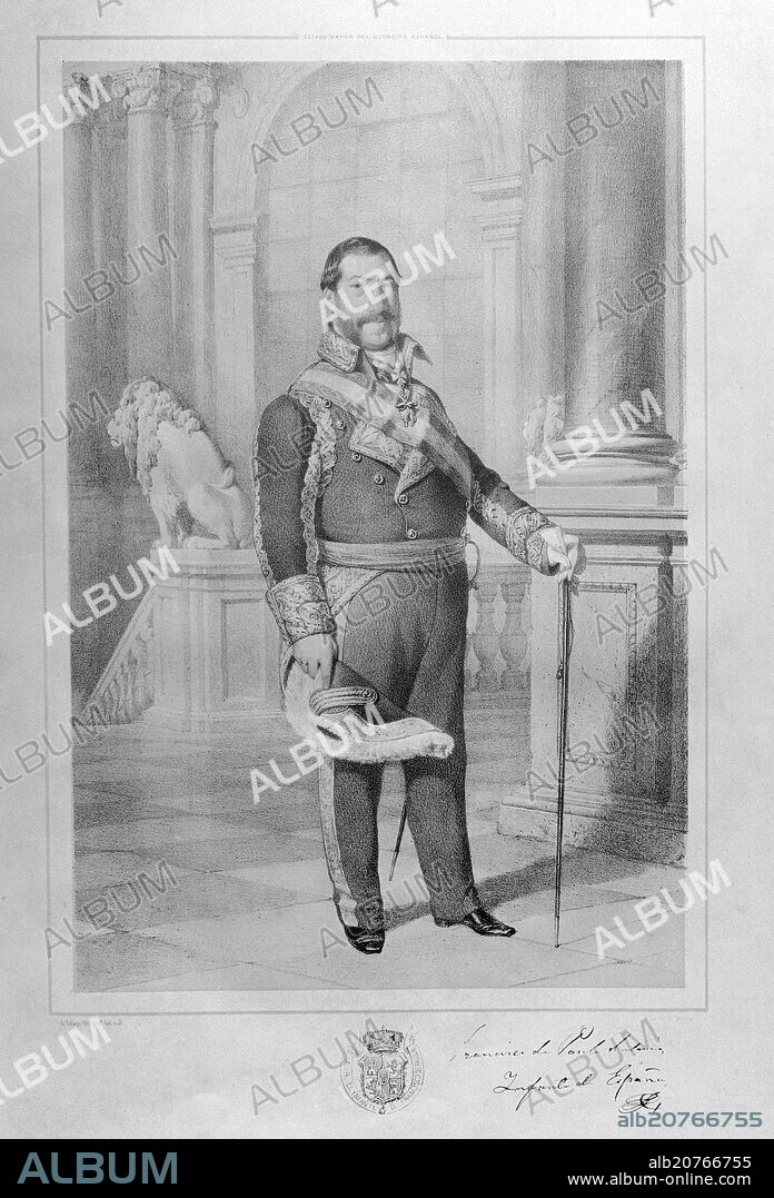 DON FRANCISCO DE PAULA ANTONIO - INFANTE DE ESPAÑA - 1794/1865.