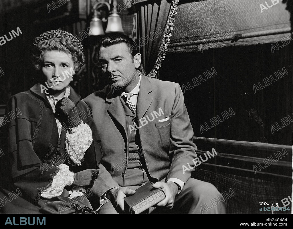 GEORGE BRENT en NOCHE EN EL ALMA, 1944 (EXPERIMENT PERILOUS), dirigida por JACQUES TOURNEUR. Copyright RKO.