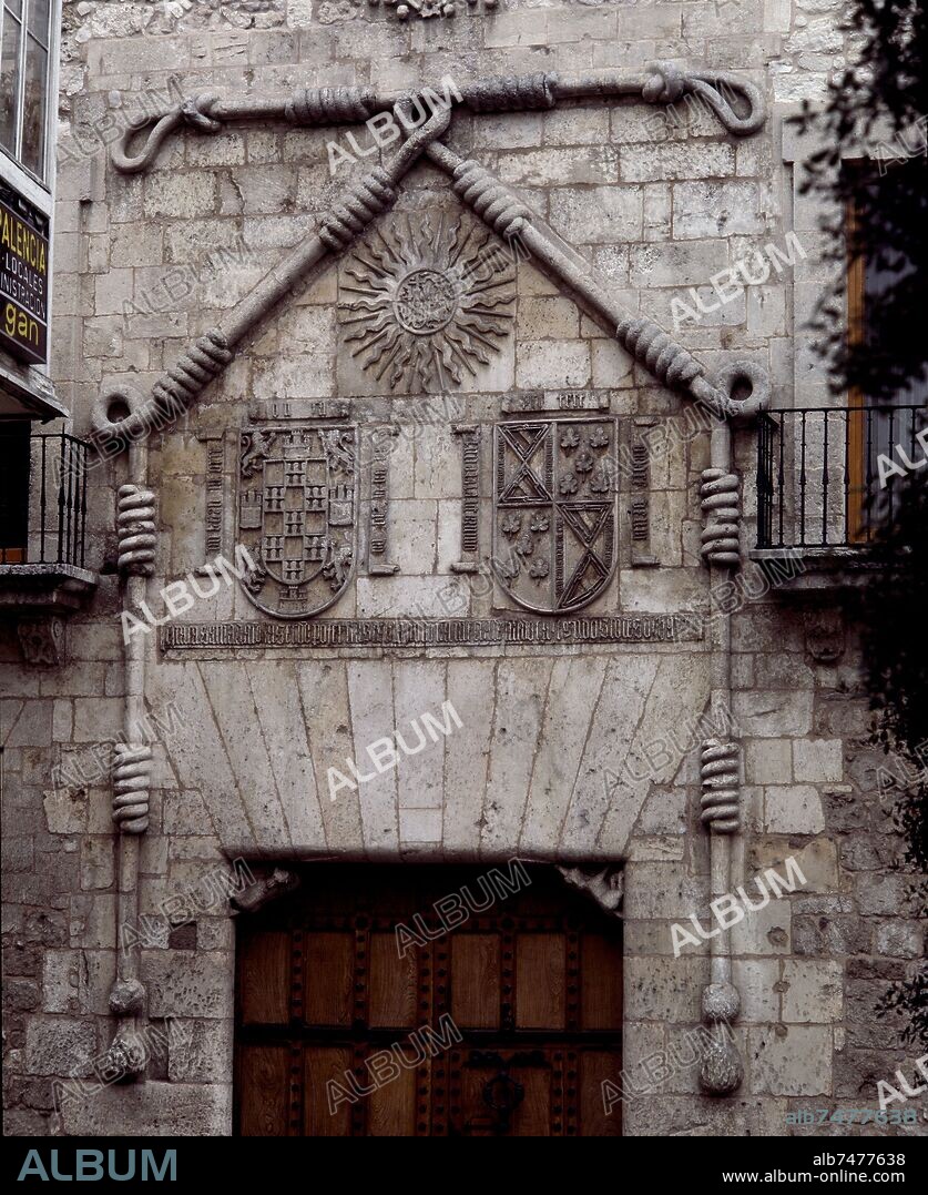 JUAN DE COLONIA (1410-1481). PORTADA DE LA CASA DEL CORDON - SIGLO XV - GOTICO TARDIO.