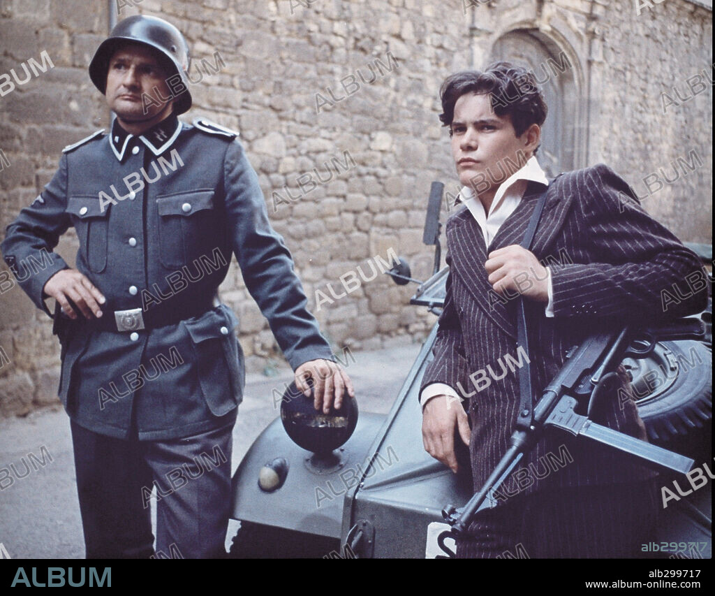 PIERRE BLAISE in LACOMBE LUCIEN, 1974, unter der Regie von LOUIS MALLE. Copyright NOUVELLE EDITIONS.