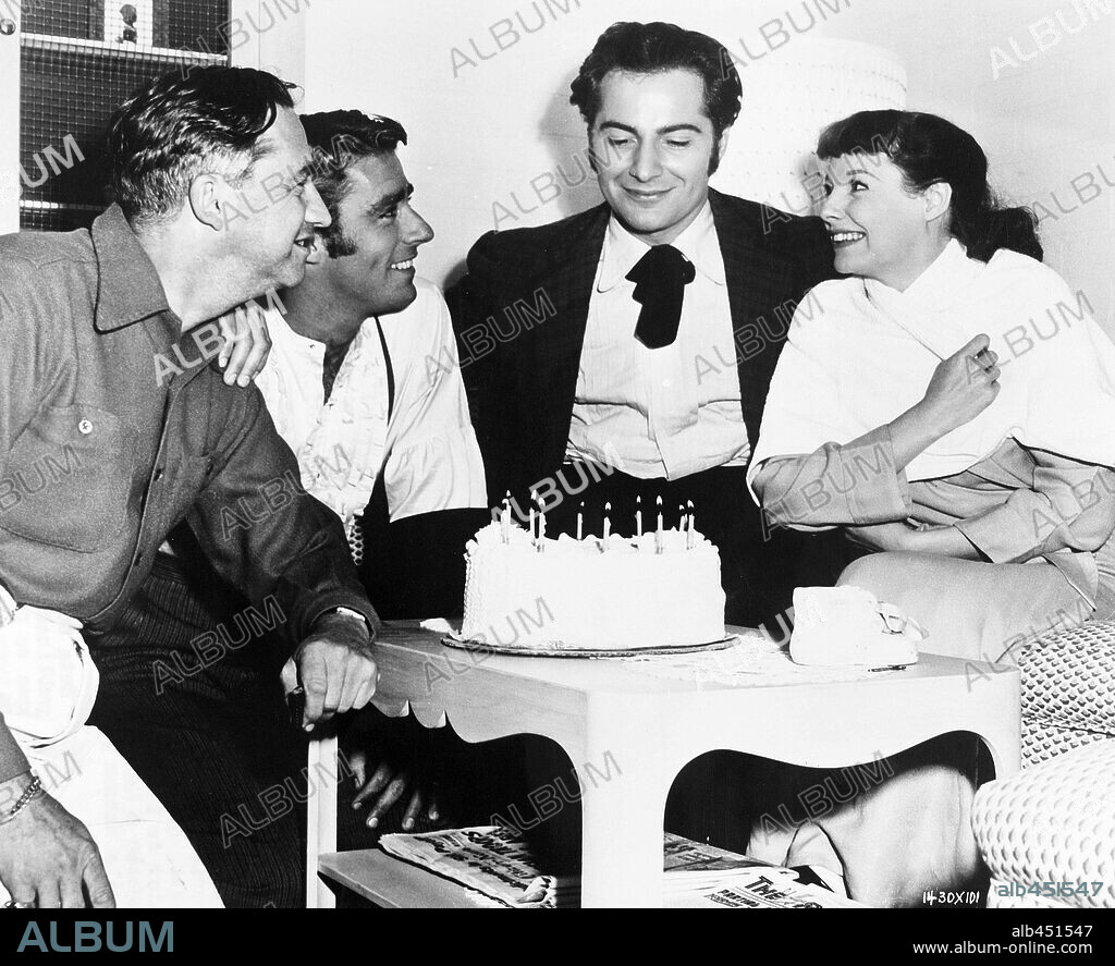 C. AUBREY SMITH, ELIZABETH TAYLOR, JANET LEIGH, JUNE ALLYSON, PETER LAWFORD and RICHARD WYLER in LITTLE WOMEN, 1949, directed by MERVYN LEROY. Copyright M.G.M.