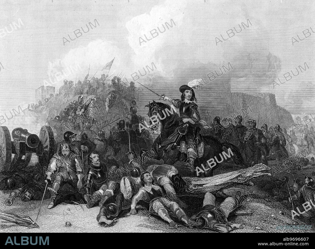 The First Civil War (1642-6) - The Storming of Bristol by the Royalists 26 July 1643 (George Cattermole, J. C. Varrall). ©TopFoto.