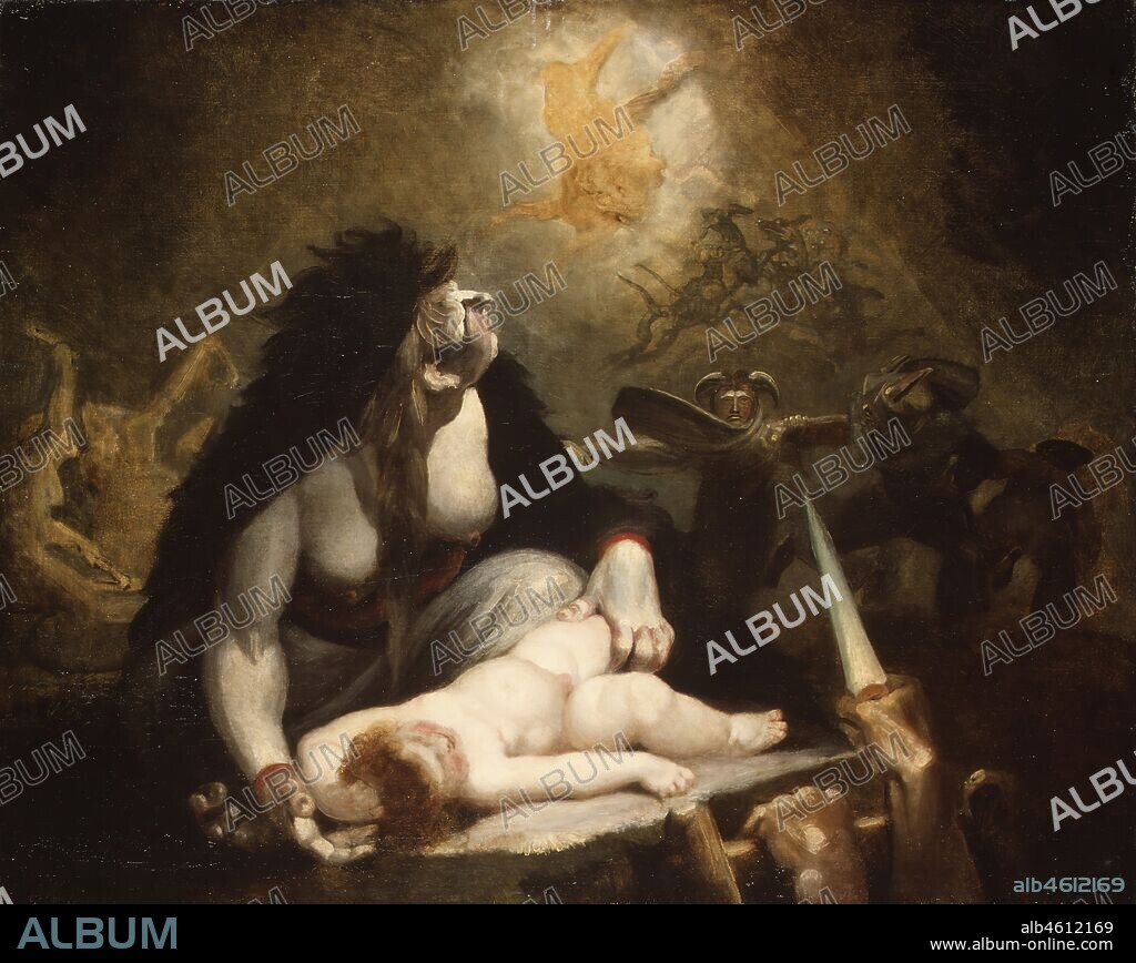 HENRY FUSELI. The Night-Hag Visiting Lapland Witches, 1796.