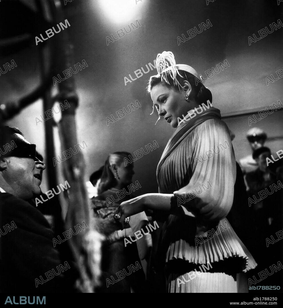 GENE TIERNEY in ON THE RIVIERA, 1951, directed by WALTER LANG. Copyright 20TH CENTURY FOX.