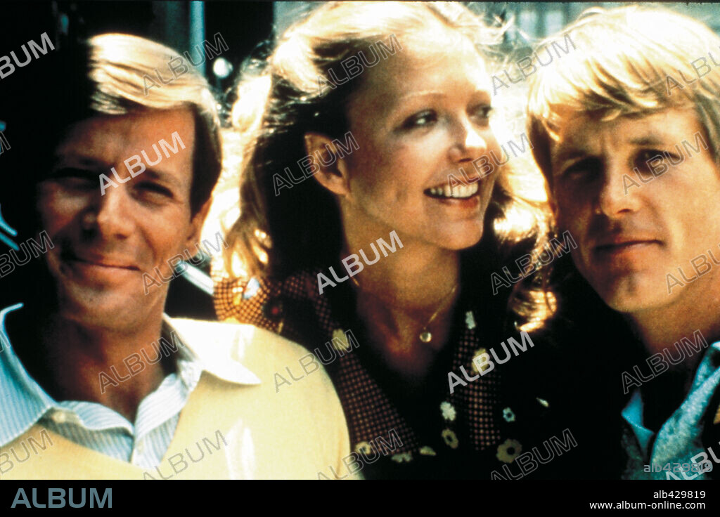 NICK NOLTE and PETER STRAUSS in RICH MAN POOR MAN-TV, 1976. Copyright UNIVERSAL TV.