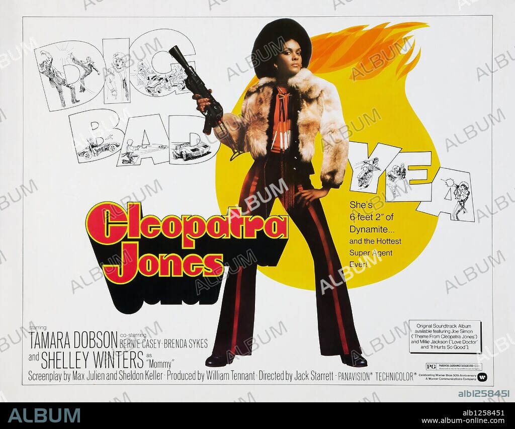 Poster of CLEÓPATRA JONES, 1973, directed by JACK STARRETT. Copyright WARNER BROTHERS.