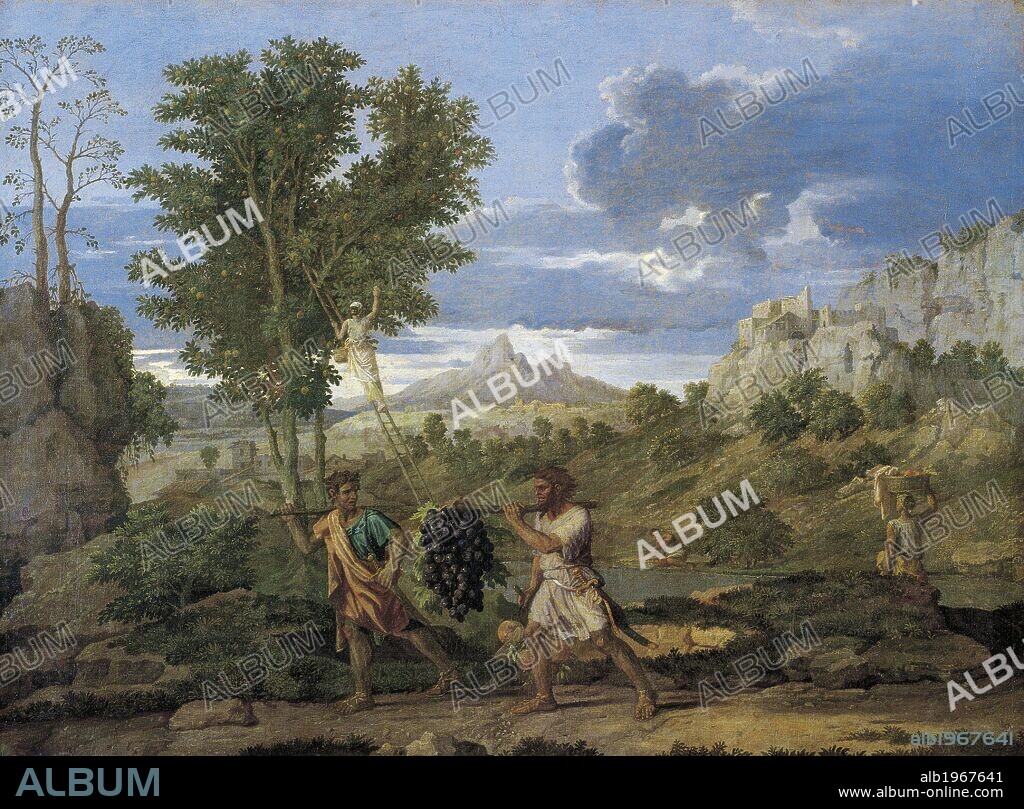 The seasons, autumn or the Promised Land, by Nicolas Poussin (1594-1655).