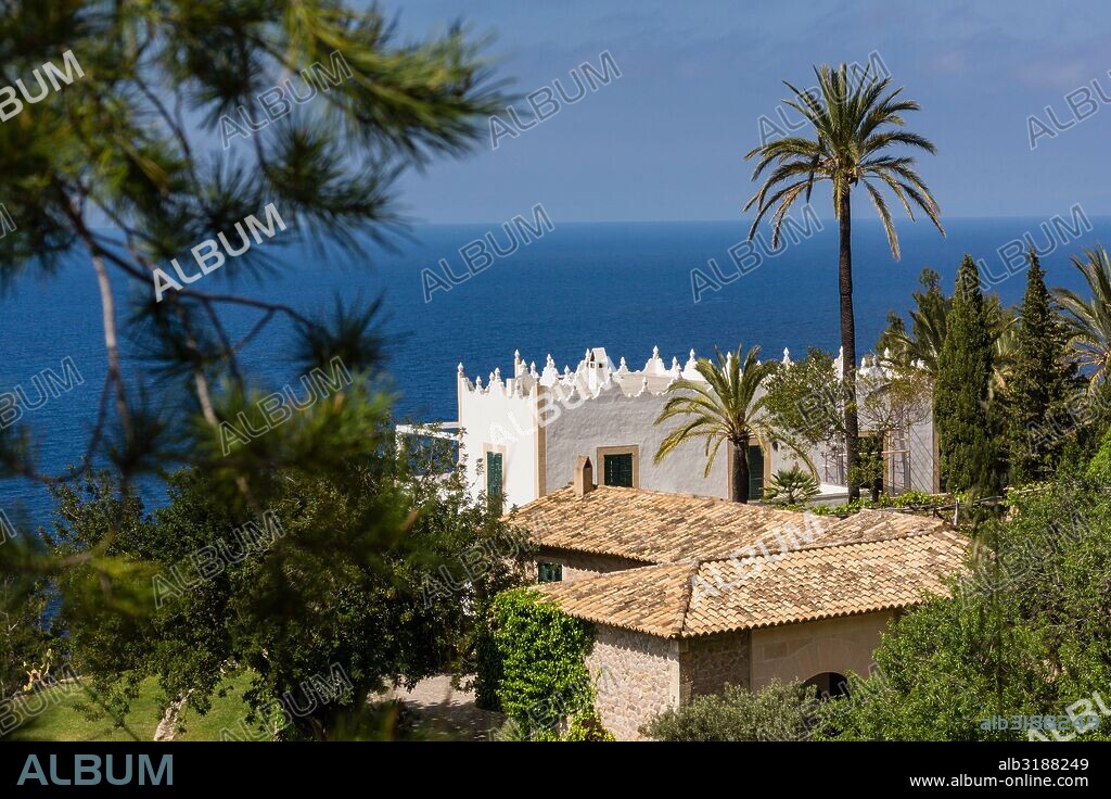 finca  S' Estaca -propiedad del actor Michael Douglas-,Valldemossa, Parque natural de la Sierra de Tramuntana, Mallorca, balearic islands, spain, europe.