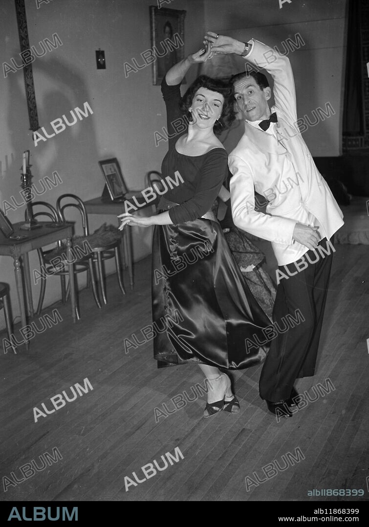 Star dancers. Through the sinuous steps of the Mamba - latest dance craze go ' Star ' champions Norma Noble and Jack Orton-Smith , giving a demonstration at Miss Josephine Bradley's School of Dancing in South Kensington , London. Norma and Jack are 1949 and 1950 winners of 'The Star' Professional Latin-America competitions , were staging their demonstration at the School's social evening. 6 January 1951.