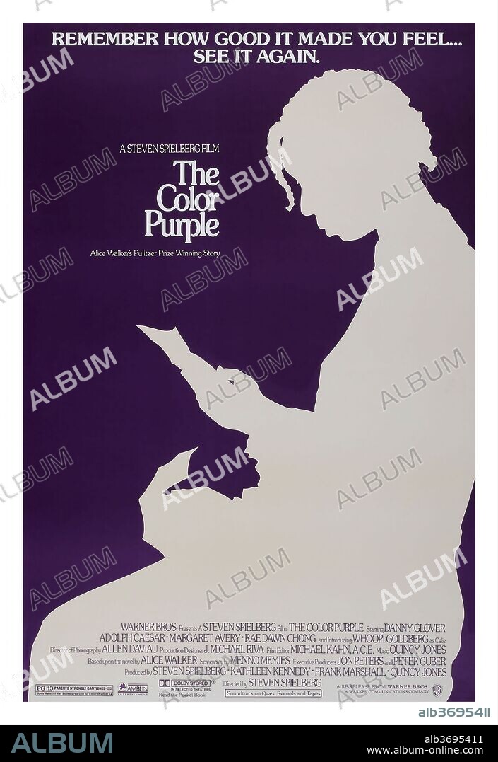Poster of THE COLOR PURPLE, 1985, directed by STEVEN SPIELBERG. Copyright WARNER BROTHERS.