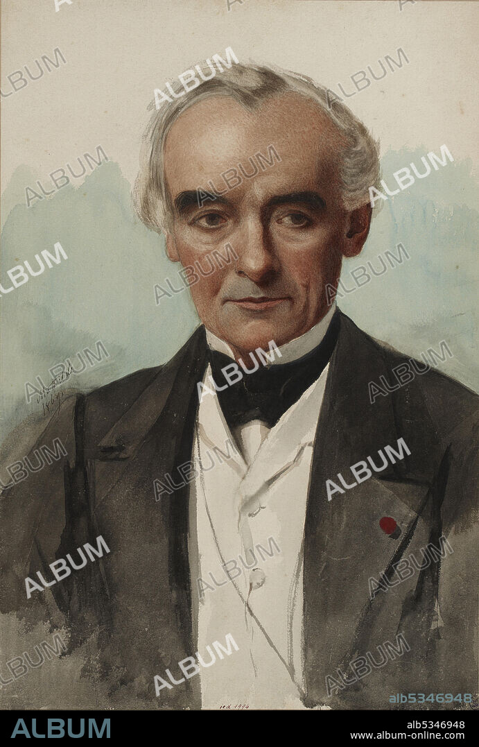 MATHILDE BONAPARTE. Portrait of the writer Prosper Mérimée (1803-1870).