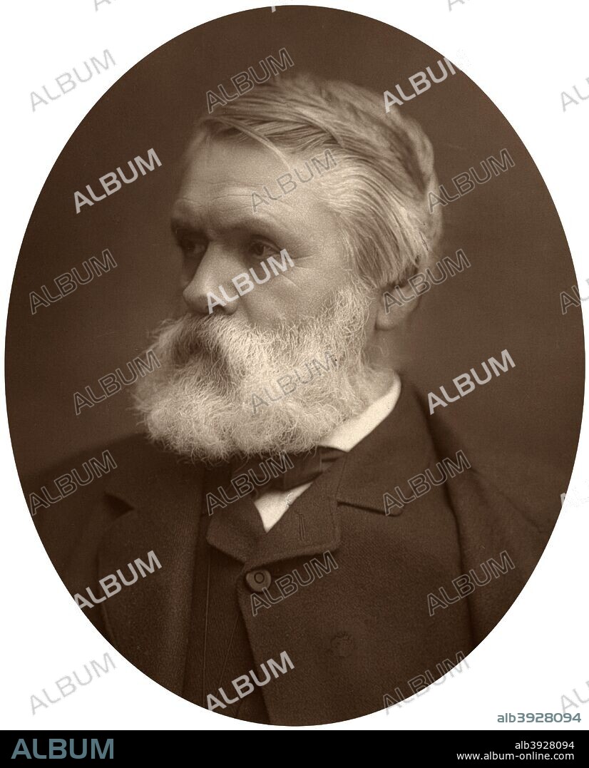 Tom Taylor, dramatist and critic, 1881. Taylor (1817-1880) was a popular Victorian playwright who wrote some 70 plays in all. His best-known works are probably 'The Dead Heart' (1859), 'The Ticket-of-Leave Man' (1863), and 'Our American Cousin' (1858), the play that President Abraham Lincoln was watching when he was assassinated in 1865. From Men of Mark: a gallery of contemporary portraits of men distinguished in the Senate, the Church, in science, literature and art, the army, navy, law, medicine, etc. Photographed from life by Lock and Whitfield, with brief biographical notices by Thompson Cooper. (Conducted by G. C. Whitfield.) (London, 1876-1883).