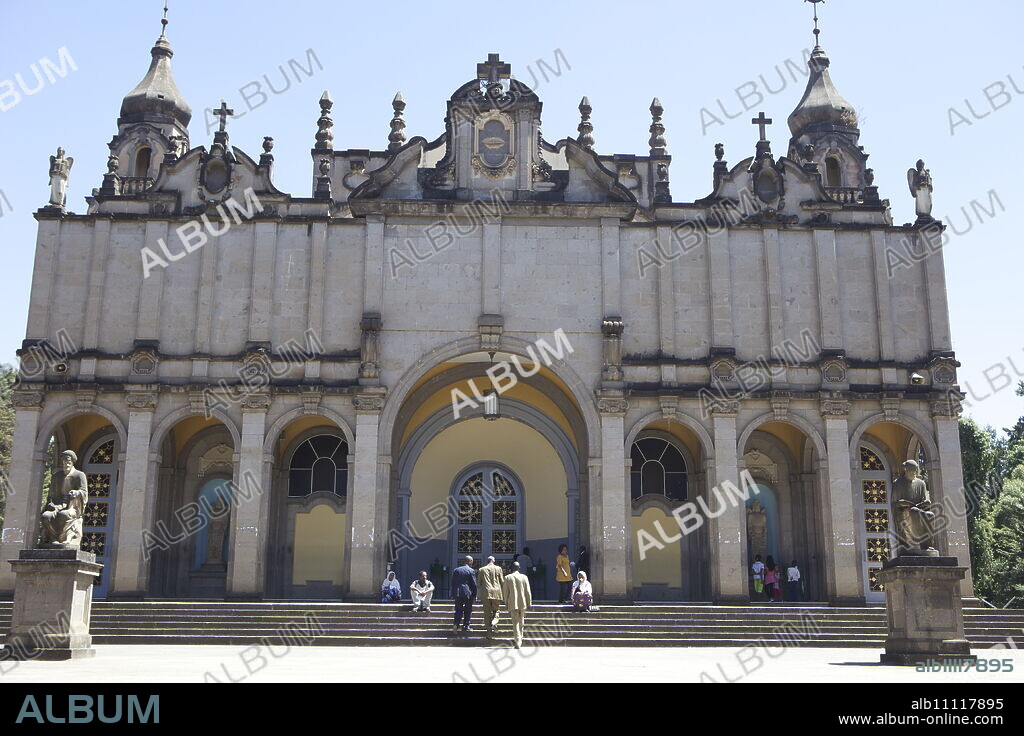 Trinity Cathedral (Church of the Holy Trinity), Addis Ababa, Ethiopia, Africa.