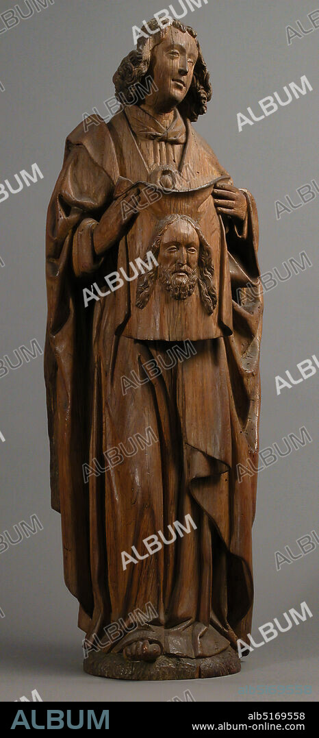 Angel with handkerchief of Saint Veronica, French, ca. 1500.